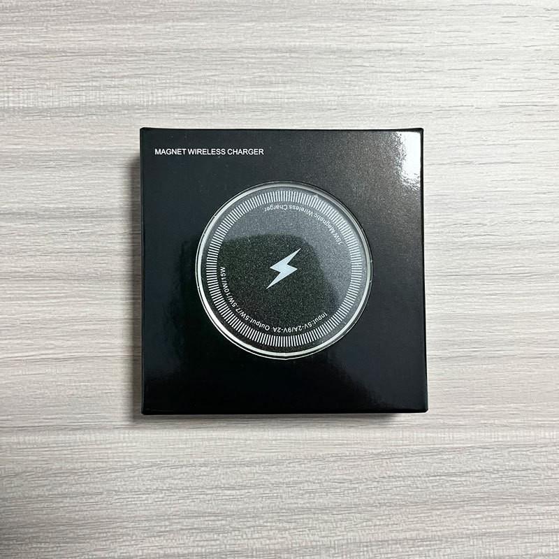 Magsafe 15W Wireless Charger for Apple Phones, Magnetic, Fast-Charging, Black & White