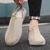 Men's Sandals Summer Hollow Men Shoes Breathable Mens Slip-On Beach Shoes Soft Sole Lazy Mesh Shoes Man Casual Sport Sandal