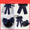 Womens Satin Neck Flower With Bow Tie For Wedding And Gift Giving