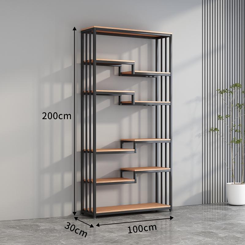 Multi-Layer Barber Shop & Office Display Shelf Rack