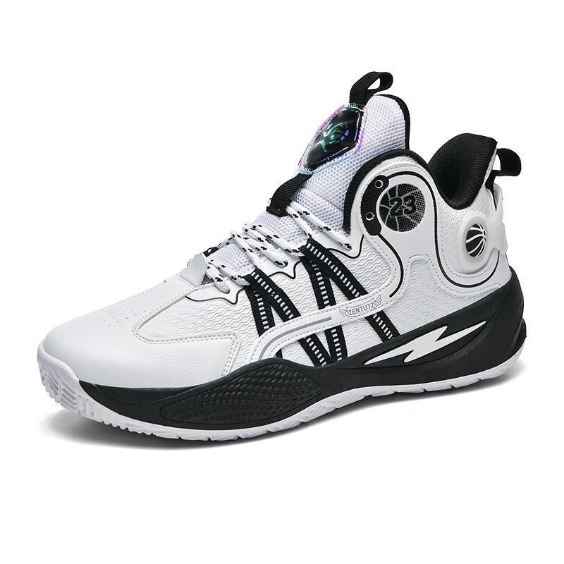 

Game 2025 large size basketball shoes men s new actual combat students youth training shoes high top sports shoes 35
