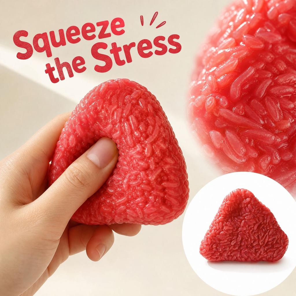 Watermelon Rice Ball Stress Toy for Adults and Kids