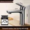 TLXT Stainless Steel Wall-Mounted Bathroom Basin Faucet