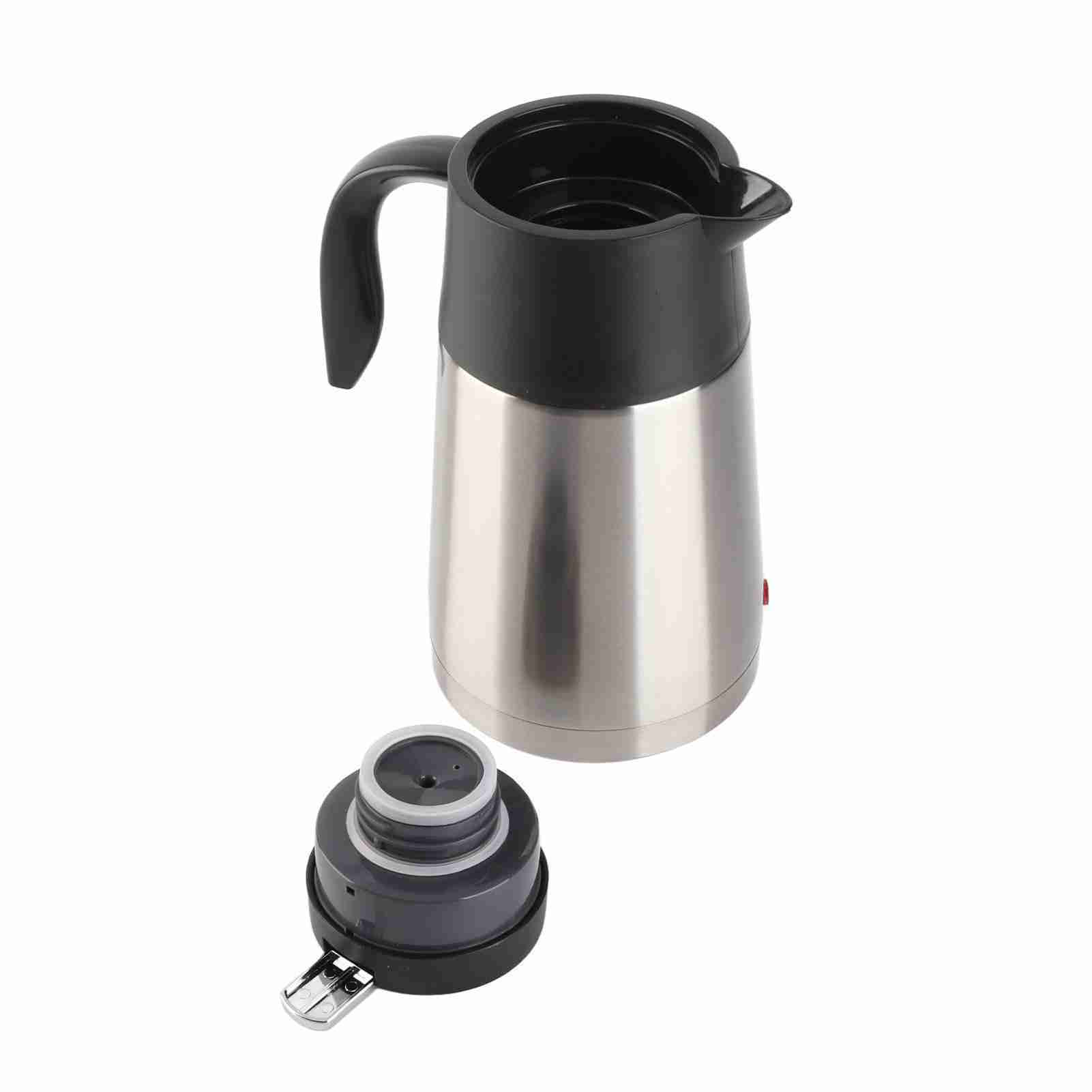 

12V 1300ml Stainless Steel Car Truck Travel Electric Kettle Pot Heated Water Cup