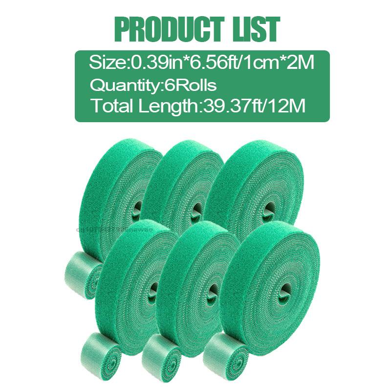 Gartenband Nylon Kabelbinder für Pflanzen Blumen Wachsen Klettern Wiederverwendbare Pflanzenstütze Klettverschluss Gartenzubehör