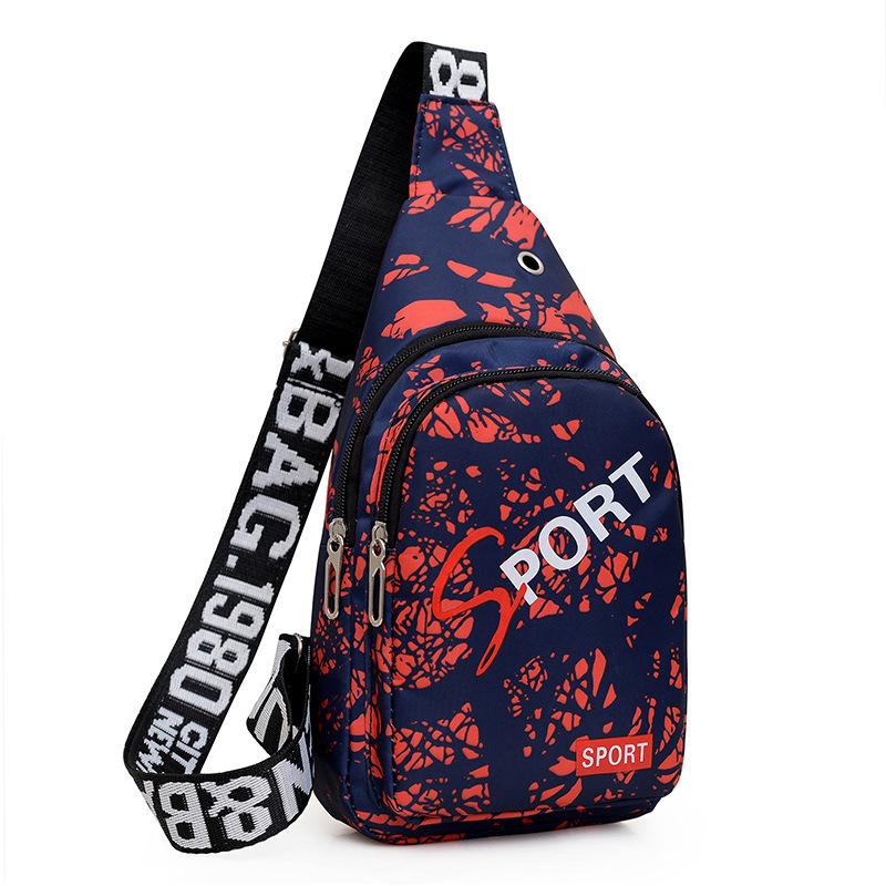 

Мужская нагрудная сумка цветная нагрудная сумка мужская повседневная поясная сумка повседневная универсальная парная сумка-рюкзак на одно плечо через плечо красный