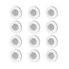 12pcs Self Adhesive Magnetic Remote Control Rack No Hole Punching Dopamine Refrigerator Storage Rack Stable Decorative