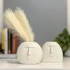 Modern Decorative Face Ceramic Vase for Home Décor | Centerpieces | Kitchen | Office or Living RoomCeramic Flower Vase