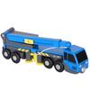 Crane Toy Boom Lifting Plastic Retractable Inertial Hand Push Engineering Truck Compatible with Wooden Track Children Gift