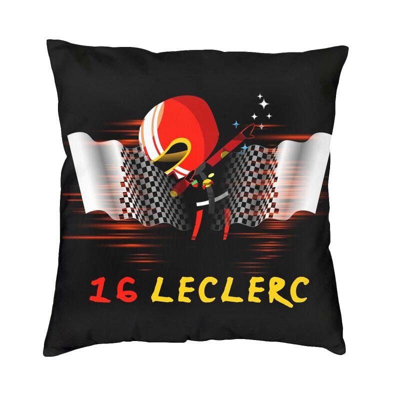 

Charles Monaco Formula One Driver Leclercs Cushion Cover Double Side 3D Printing Floor Pillow Case for Car Fashion Pillowcase