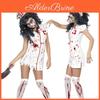 Premium Quality Adult Women Halloween Bloody Mary Demon Nurse Cosplay Costume
