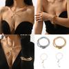 Adjustable Snake Necklace Alloy Charm Bracelet Wristband Jewelry Gift For Seamless Style Transition