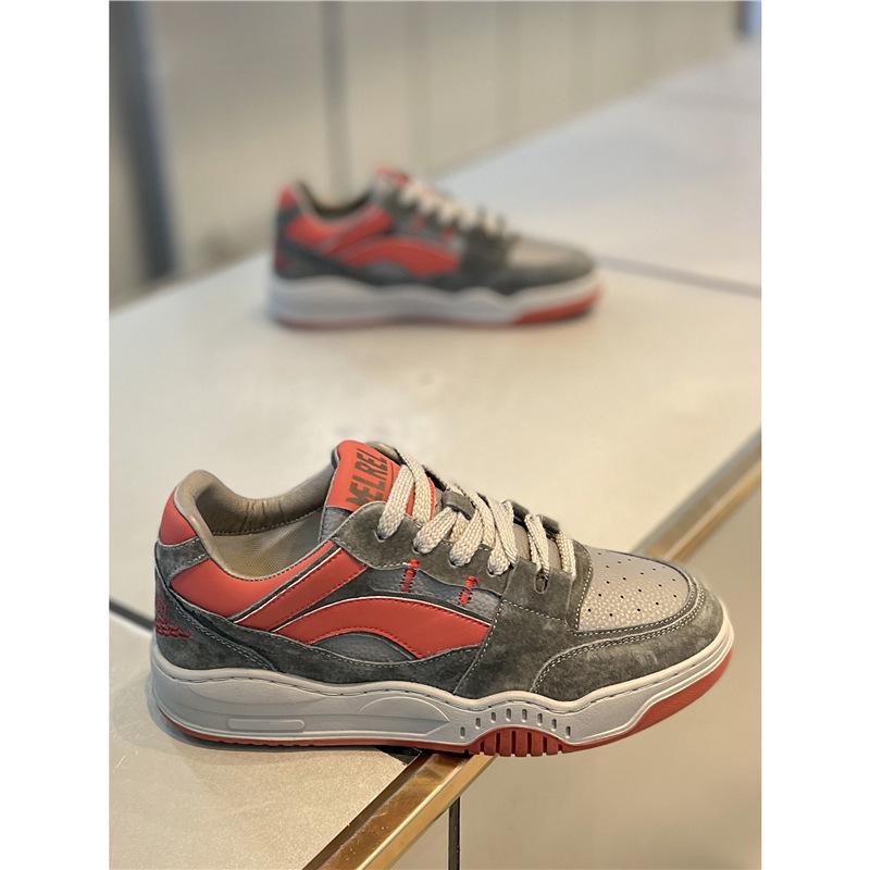 Winter New Trendy Anti-fur High-top Board Shoes Lace-up Platform Style Forrest Gump Shoes Cl