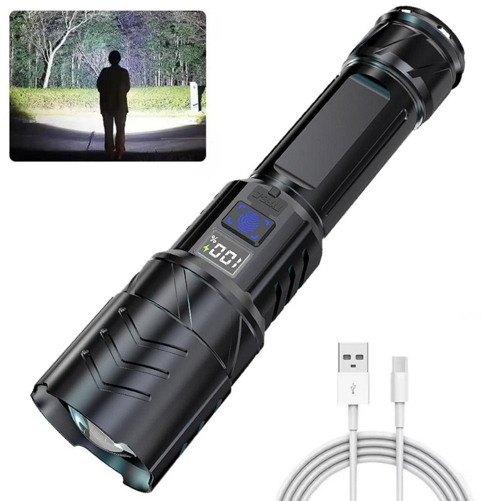 Waterproof Zoomable Torch 3 Modes Lighting Portable Hand Lamp Outdoor Emergency Light Camping