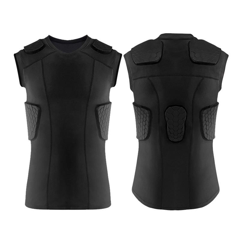 Anti-collision Long-sleeved Football Goalkeeper Suit, Football Suit, Ski Hip Protection, Chest Protection, Basketball Sports Training Suit.