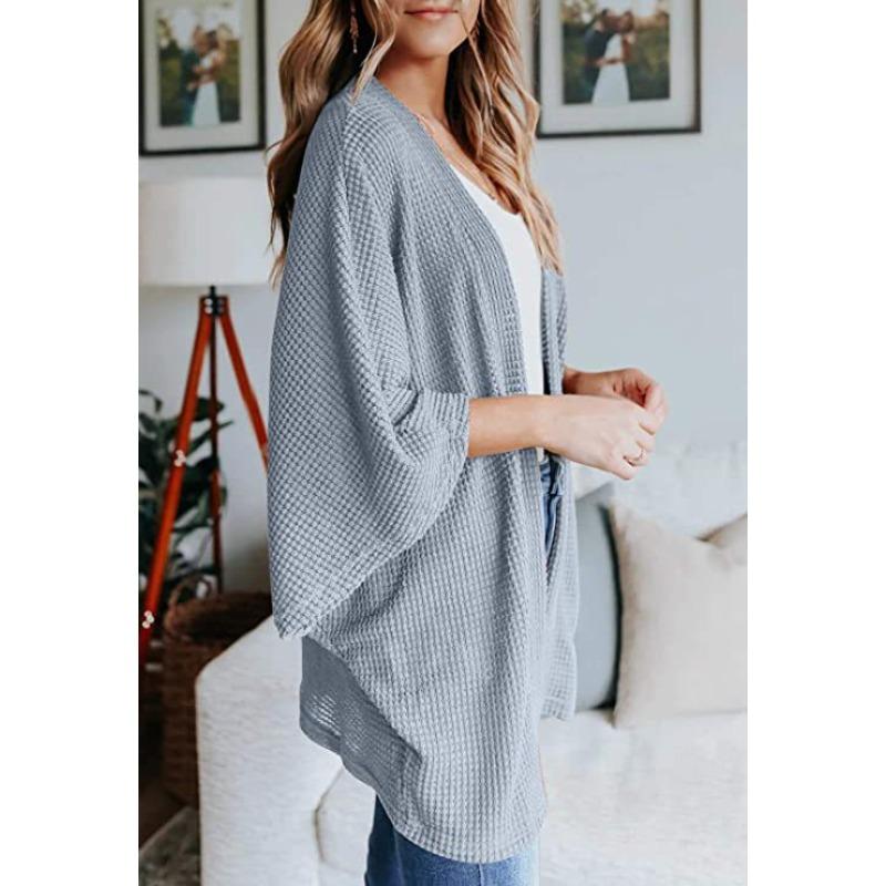 Jarní a podzimní dámský Cardigan Volný Cardigan Plus Size Pletený Top