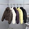 Winter 2025 new cotton-padded jacket women's Korean version of cotton-padded clothing loose small thickened jacket stand-up collar cotton-padded