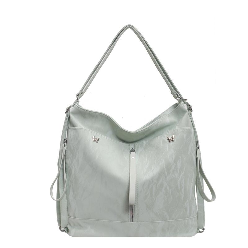 

Tote bag women s 2024 new large-capacity commuter backpack casual multi-functional shoulder messenger bag travel backpack зелений