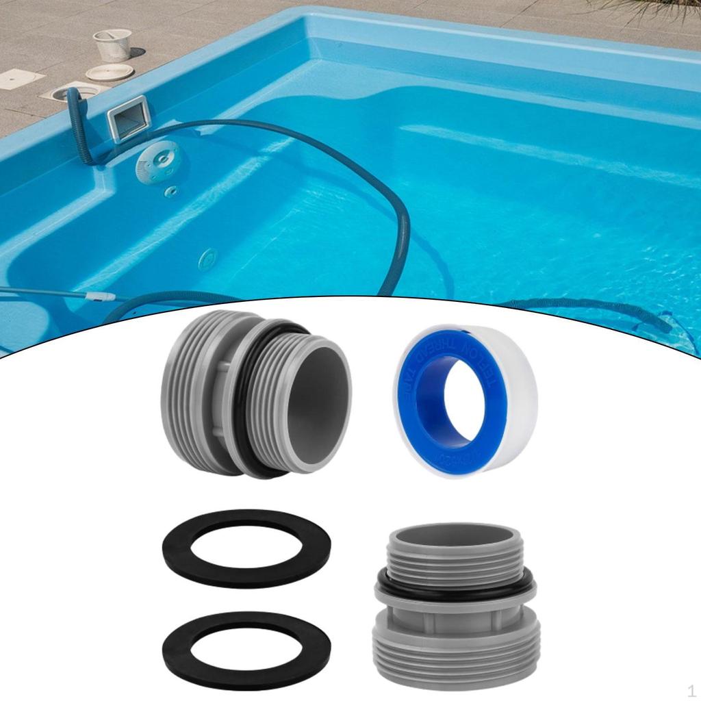1 1/4 Inch To 1/2 Filter Pump Hose Conversion Kit Replaces Parts, Pool Adapter