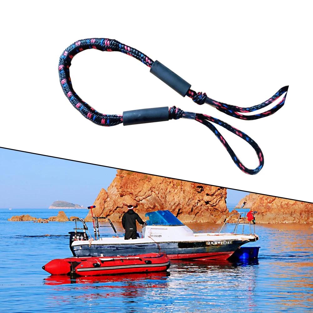 1,2M Elastische Bungee-Bootsliegeplatzleinen Marine-Festmacherseil Mit Schaumstoff-Schwimmer Bootszubehör Für Boot Kajak Waverunner Ponton