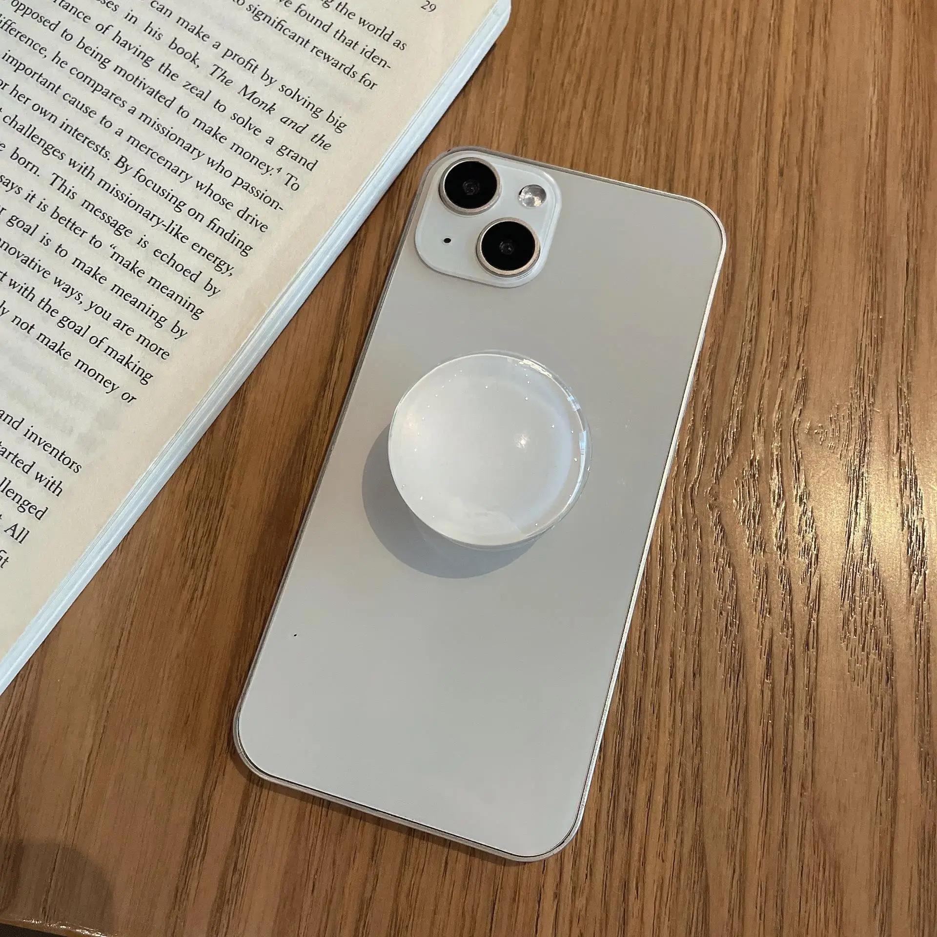 INS Круглый Хрустальный Шар Держатель для Телефона для iPhone Samsung Xiaomi Huawei Универсальный Мобильный Палец Кронштейн Подставка Держатель