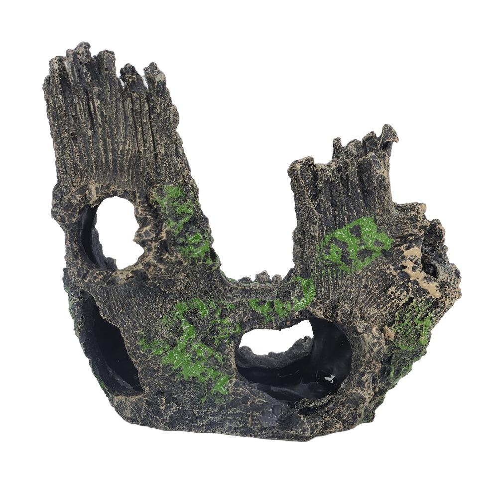 Textured Surface Fish Tank Cave Ornament Single Molded Resin Resin Aquarium Hideout Shrimp Habitat