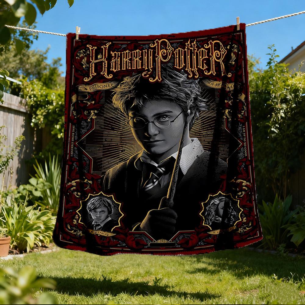 1pc Harry Potter Outdoor Soft Blanket Ultra Plush, Warm, Versatile, and Easy Care for Camping, and