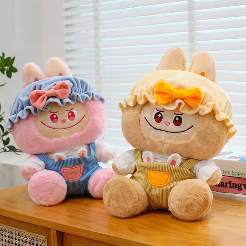 New Suspender Pants Fabric Plush Toy Transformed Doll Children's Birthday Gift Cute Sleeping Pillow Doll