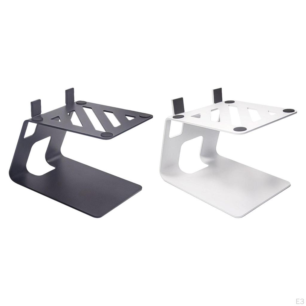 Carbon Steel Desktop Speaker Stand, Sturdy C-shaped Construction, Space-saving, Versatile Audio And