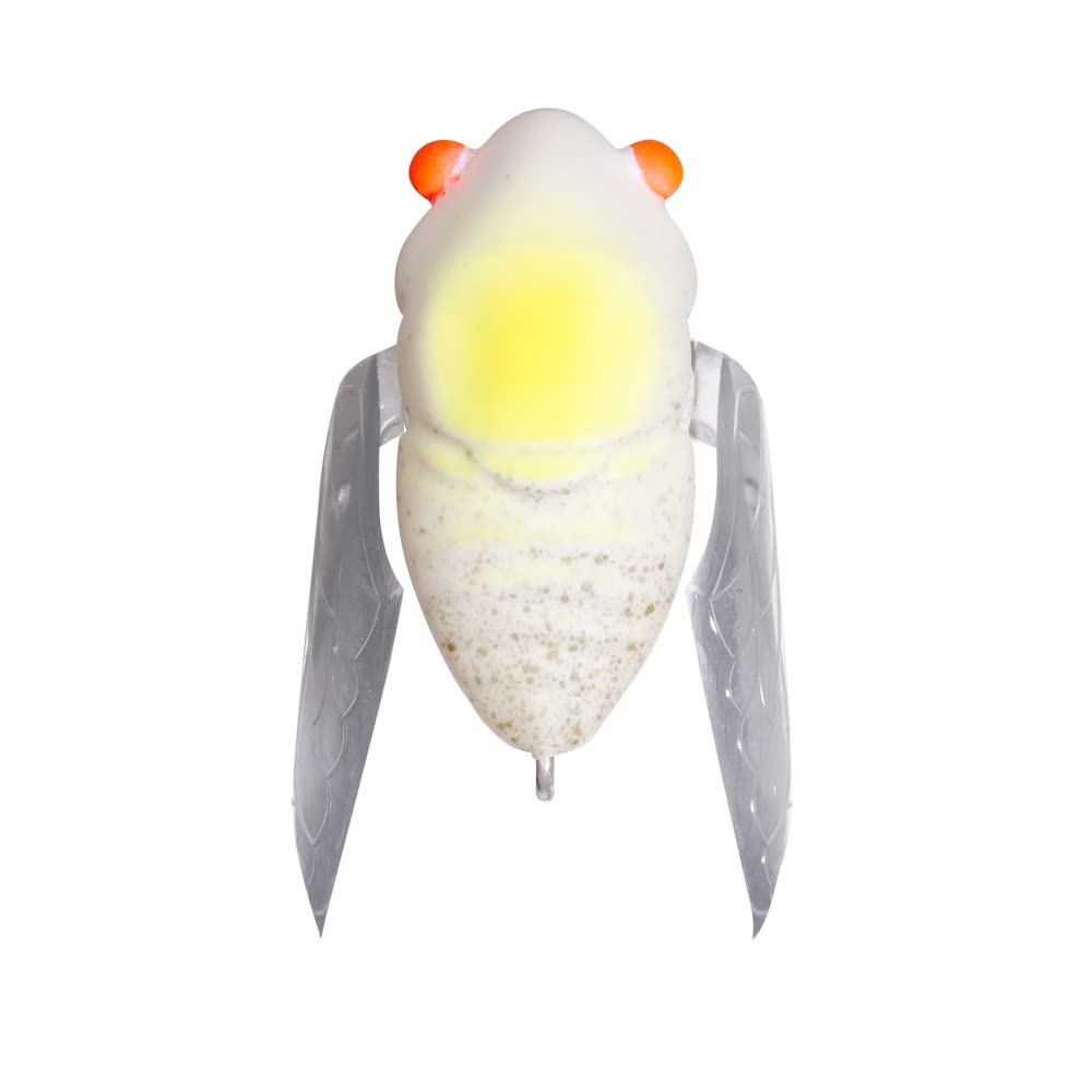 Megabass GH Spring Cicada HARUZEMI FF White Fall Webworm