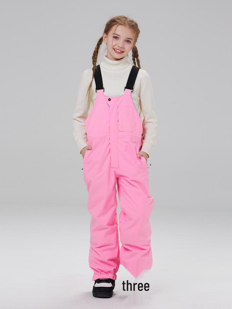 Kids' Winter Ski & Snowboard Bib Pants - Warm, Thick, and Snowproof