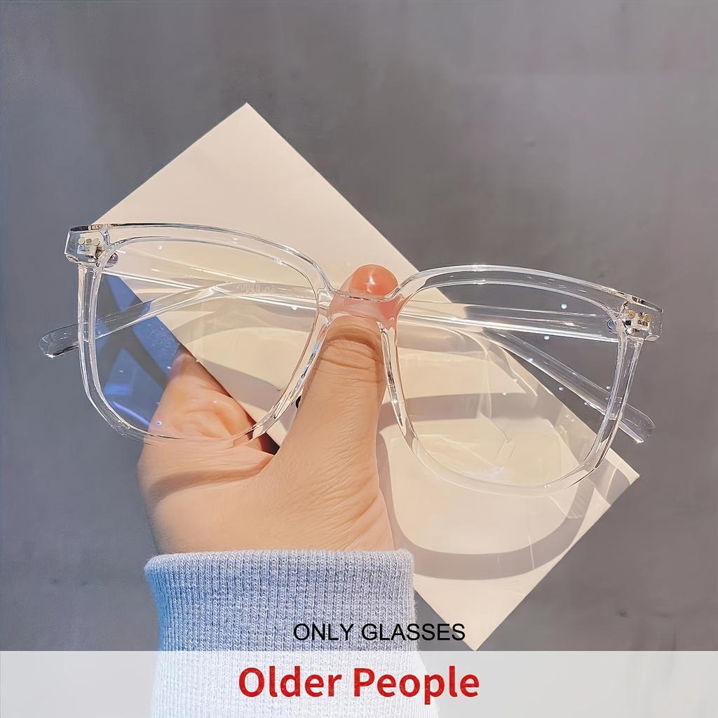 Large Square Reading Glasses , Fashionable Reading Glasses, Classic Reading Glasses for Women and Men To Read Books +1.0 To +4.0