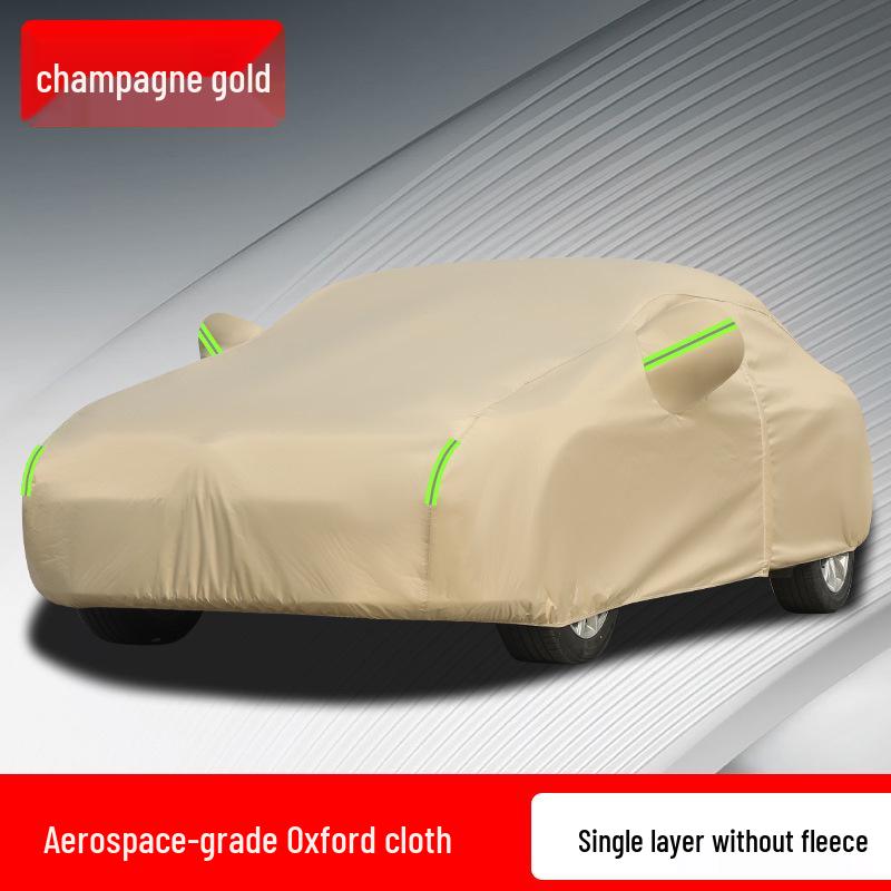 

Thickened Oxford Cloth Universal Car Cover with Hail, Rain, Snow, Sun, and Heat Protection Leave a note with car model
