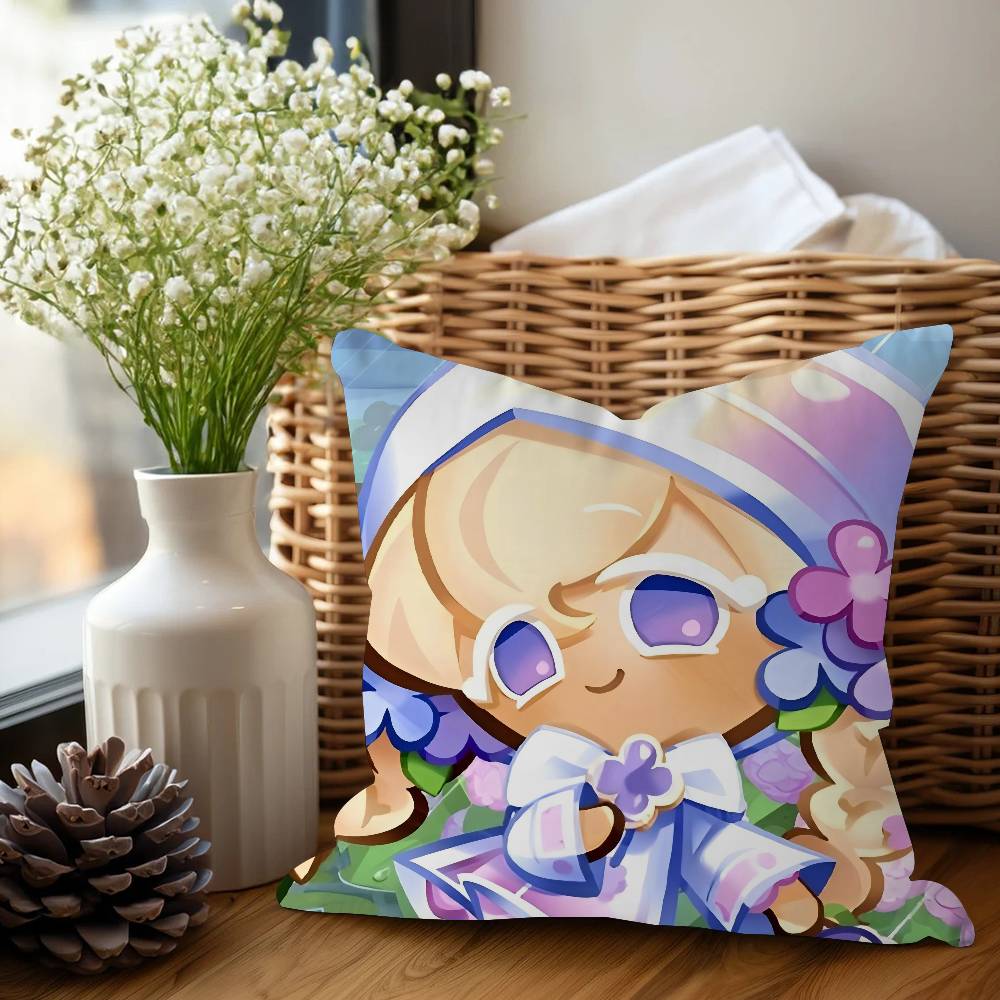 Game C-Cookie R-Run Pillow Cushion Cover Pillowcase Living Room Sofa Home Decor Customized