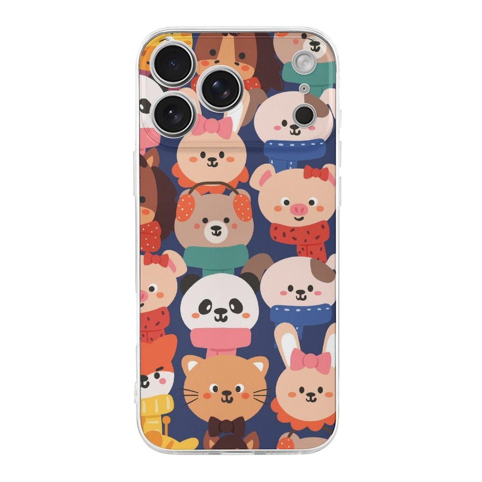 

1 Pack For Iphone 17/17Air/17Pro/17ProMax Slim Lightweight Tpu Protective Case With Flexible Border And Shock Absorbent Corners IPHONE-17ProMax