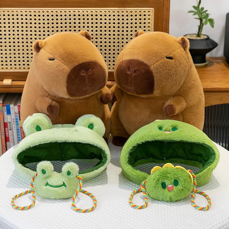 Transformed Animal Kapibara Doll Capybara Doll Plush Toy Kapibara Capybara Throw Pillow Gift