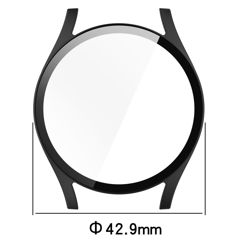 PC+Tempered Protective Case Full Coverage Cover Shell for Samsung Galaxy Watch 7 40/44MM