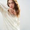 Chuyu Women's Lyocell Round Neck Loose Knit Top