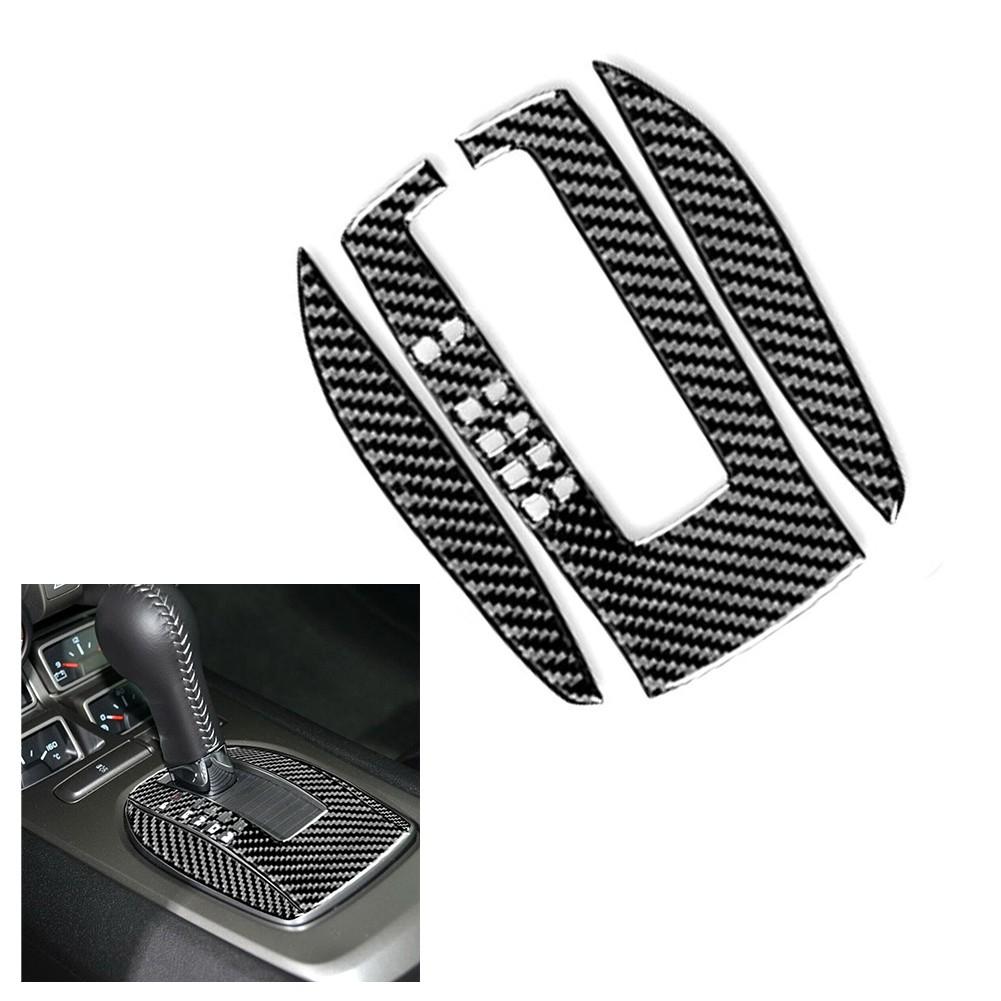

Для Chevrolet-Camaro 2010-2015 Накладка на панель переключения передач из углеродного волокна, накладка, стикер