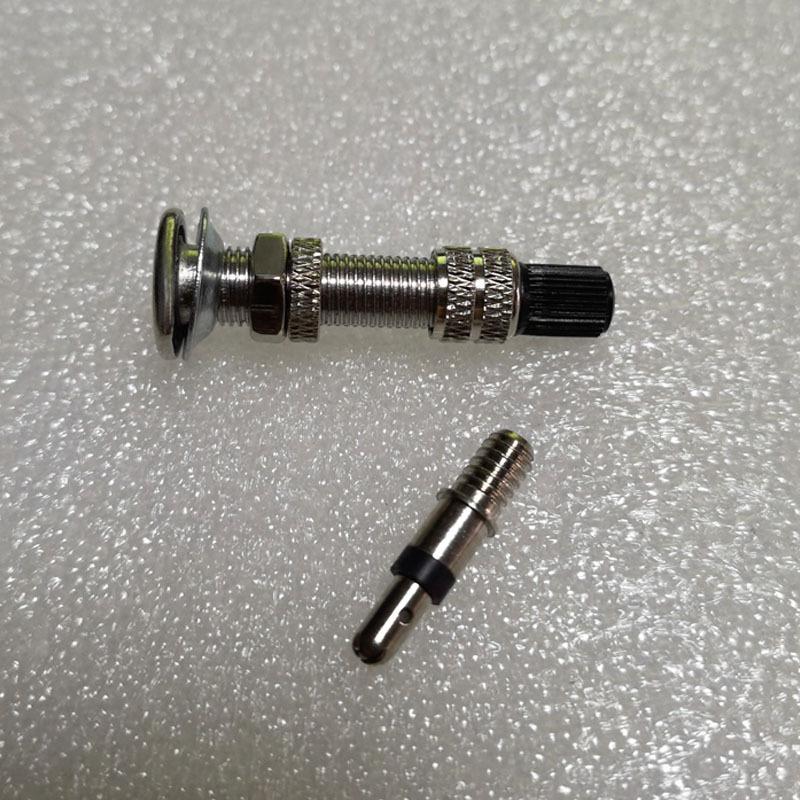 German-style Bicycle Valve Core Set - 16-Piece Copper Valve Stems