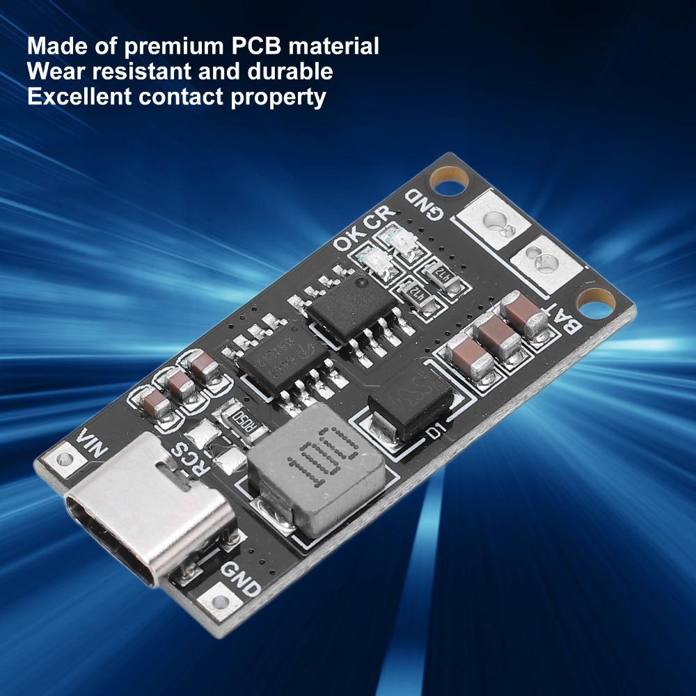 2 Stück 4S Typ C Lithium-Batterieladegerät 2A Laden Ladeplatine Step-up-Modul Batterieladegerät