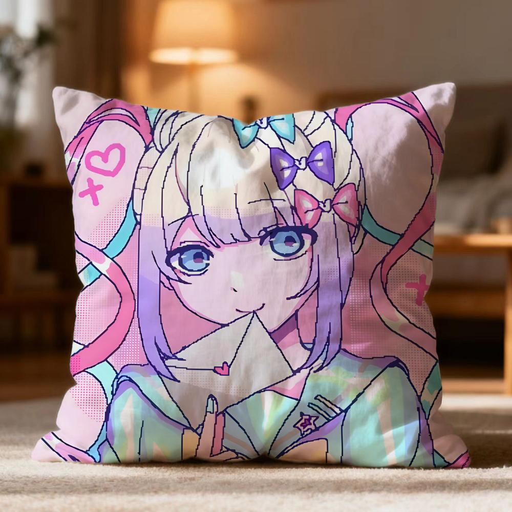 Hot N-NNEEDY GIRL OVERDOSE Cushion Cover Soft Washable Pillow Case Multi-Scene for Couch Bed Travel Office Use