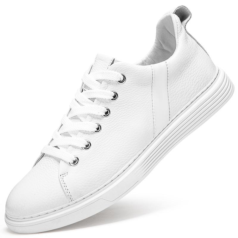 

Мужские борцовки из натуральной кожи Классический минималистичный дизайн Офис и вождение Повседневные Офис Бизнес Вечеринка Качественная обувь 46 белый