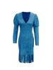 Western Retro Suede Fringe Sleeveless Mini Dress In European Size