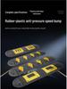 In-Stock Durable Speed Bumps: Thickened Rubber & Plastic for Parking Lot Safety