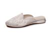 Slippers, flat-bottomed bag root embroidered cloth shoes with cheongsam 2025 spring and summer new women's shoes, sandals outside