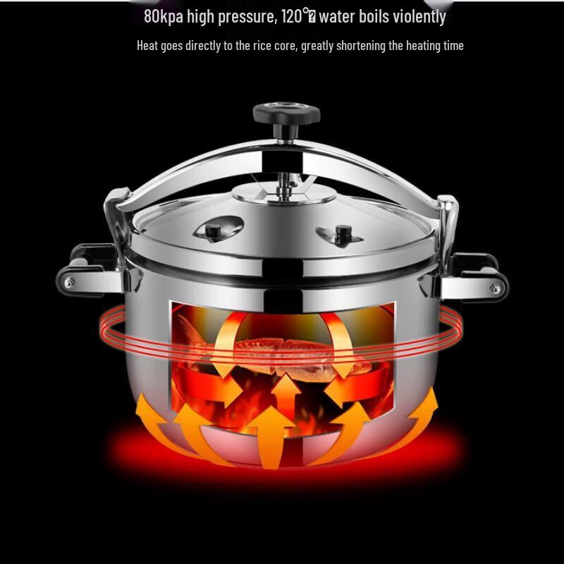 HCX Commercial 18L 304 Stainless Steel Pressure Cooker