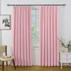 PANDA INTERIOR Blackout Set of Level 1 Light Thermal Solid Adjustable for Living and Cafes 100cm Wide X 110cm 2 Curtains, 2, Blocking, Soundproof,