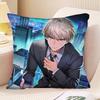 Anime Kaji Ren Windbreaker Kissenbezug Mode Quadratischer Kissenbezug Schlafzimmer Sofa Zimmer Innendekoration Freizeit