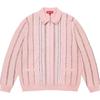 Speckle Stripe Zip Up Cardigan SUP-FW24-228
